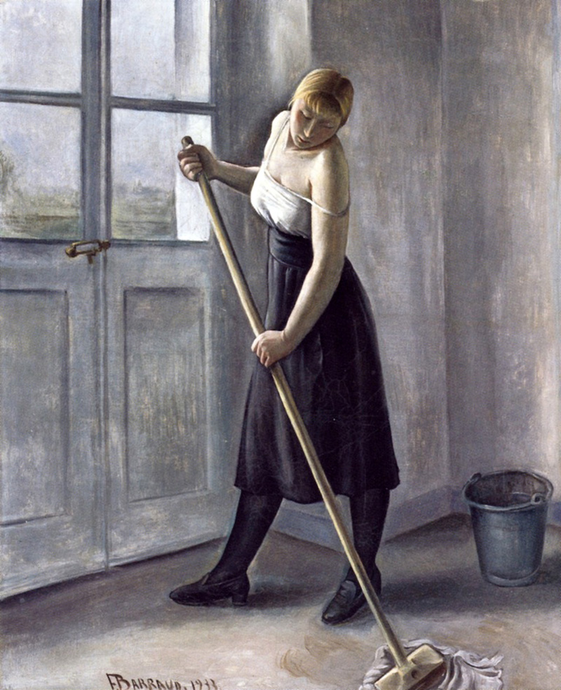 girl at work